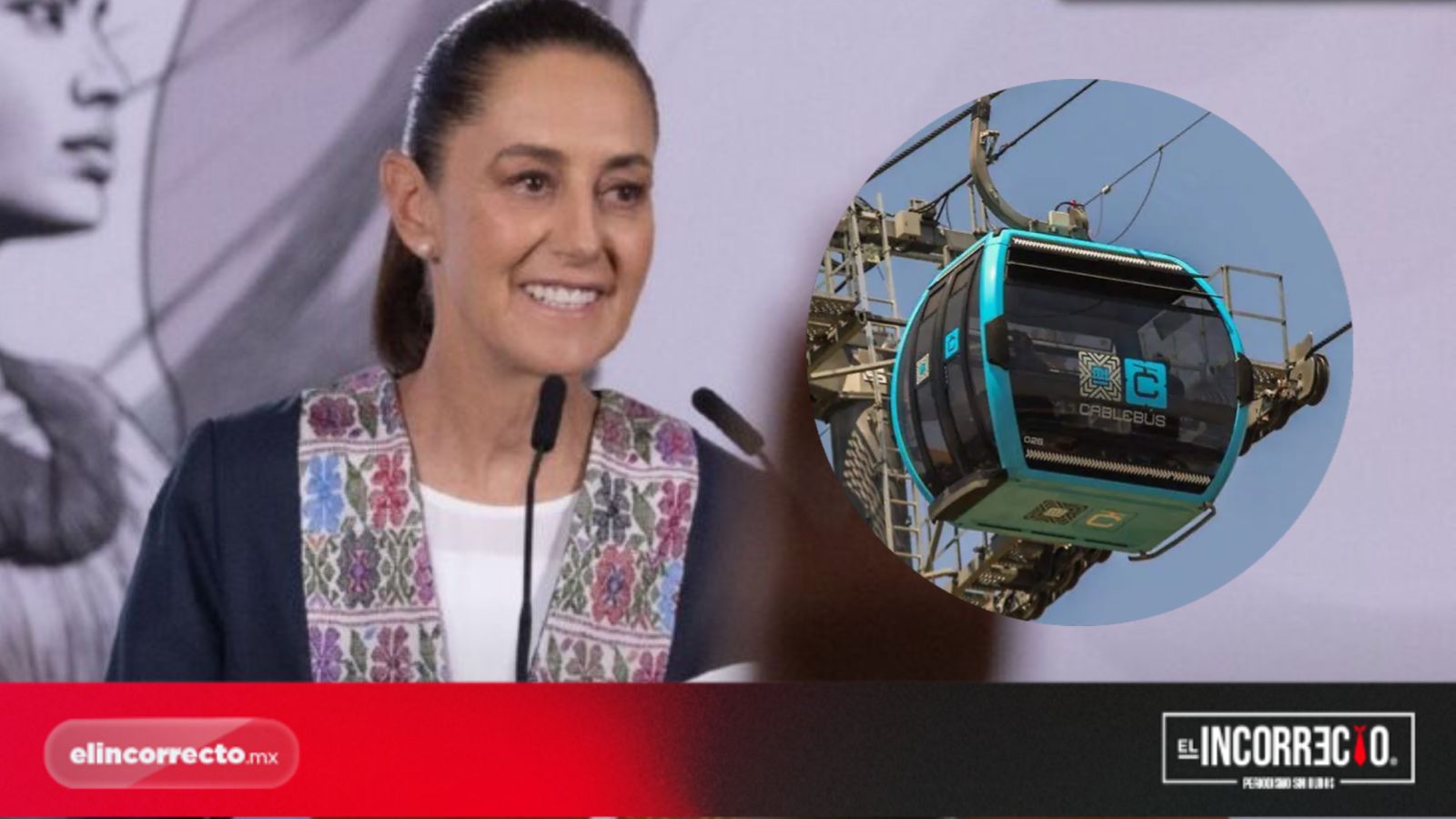 Pide Sheinbaum diálogo para construcción del Transporte por Cable de Puebla