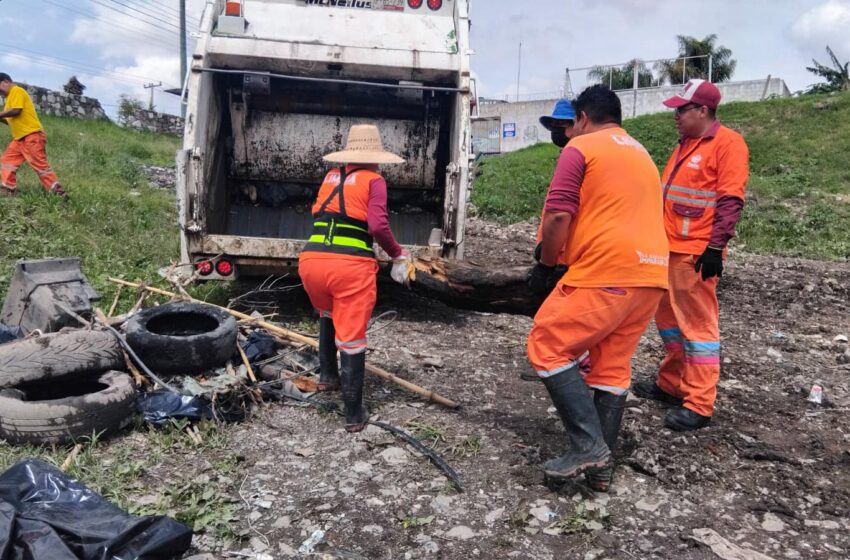  Comuna labores preventivas en Puente Negro ante pronóstico de lluvias