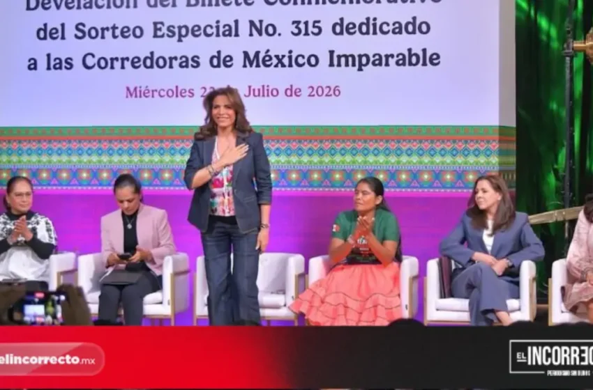  Con billete de su Sorteo Especial, Lotería Nacional reconoce a las corredoras de México Imparable