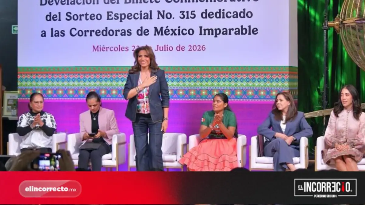 Con billete de su Sorteo Especial, Lotería Nacional reconoce a las corredoras de México Imparable
