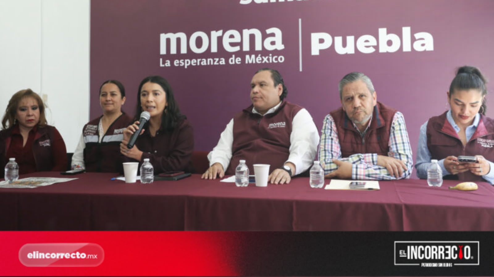 Morena en Puebla descarta sanciones por bardas de aspirantes rumbo a 2027