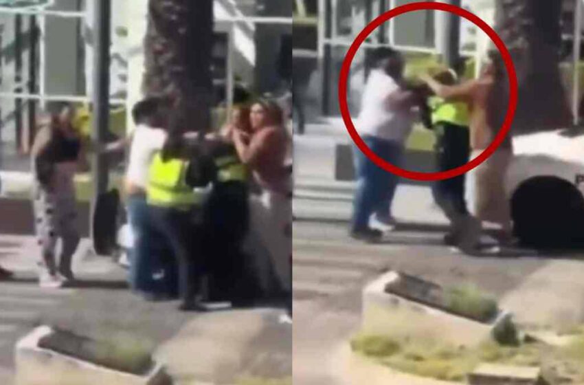  Agreden a dos policías municipales durante una infracción en avenida Juárez; SSC llevará el caso ante la Fiscalía