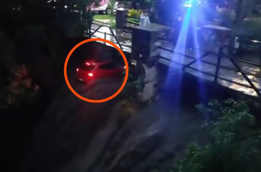  Pareja de Puebla sobrevive tras quedar atrapada por la corriente de un río en Tlaxcala