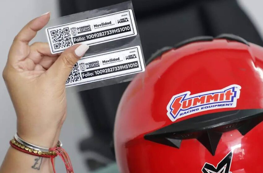  Primer robo de motocicleta con casco engomado en Puebla reabre el debate sobre la Ley Casco y la Ley Chaleco