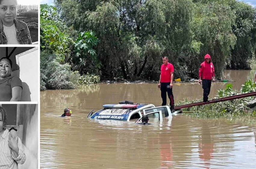  Río Atoyac cobra tres vidas: Silvia, Concepción y Claudia halladas sin vida