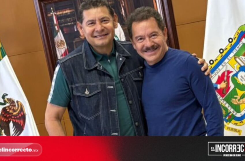  Armenta sostiene mesa de trabajo con Nacho Mier para el “bienestar de los poblanos”