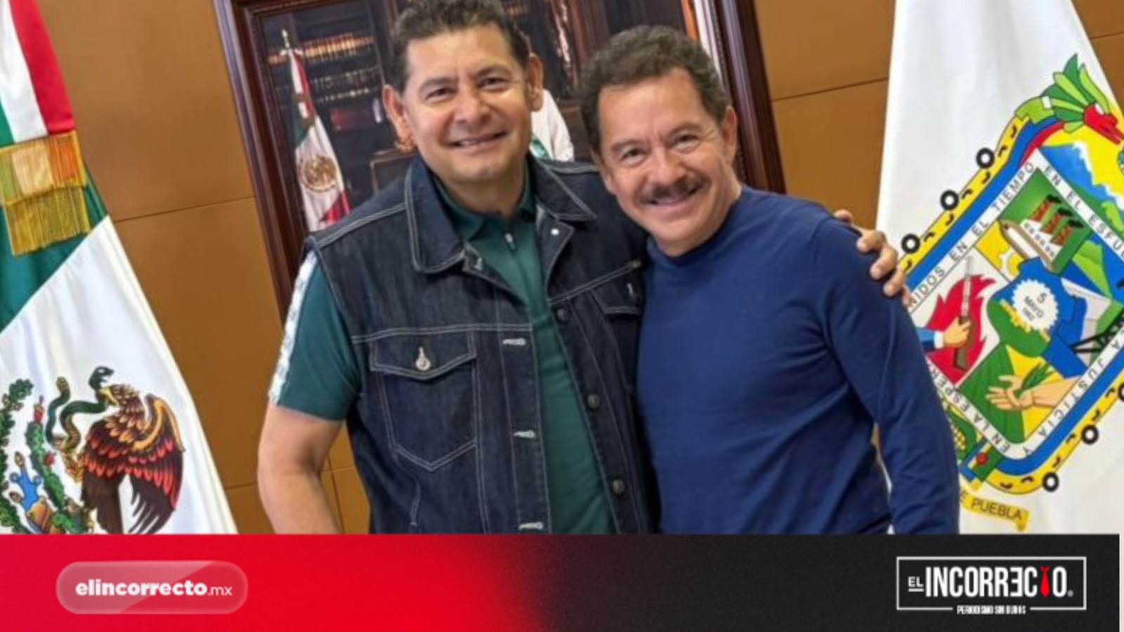 Armenta sostiene mesa de trabajo con Nacho Mier para el “bienestar de los poblanos”