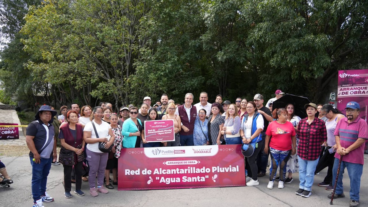 Arranca Pepe Chedraui construcción de Red de Alcantarillado Pluvial en Agua Santa