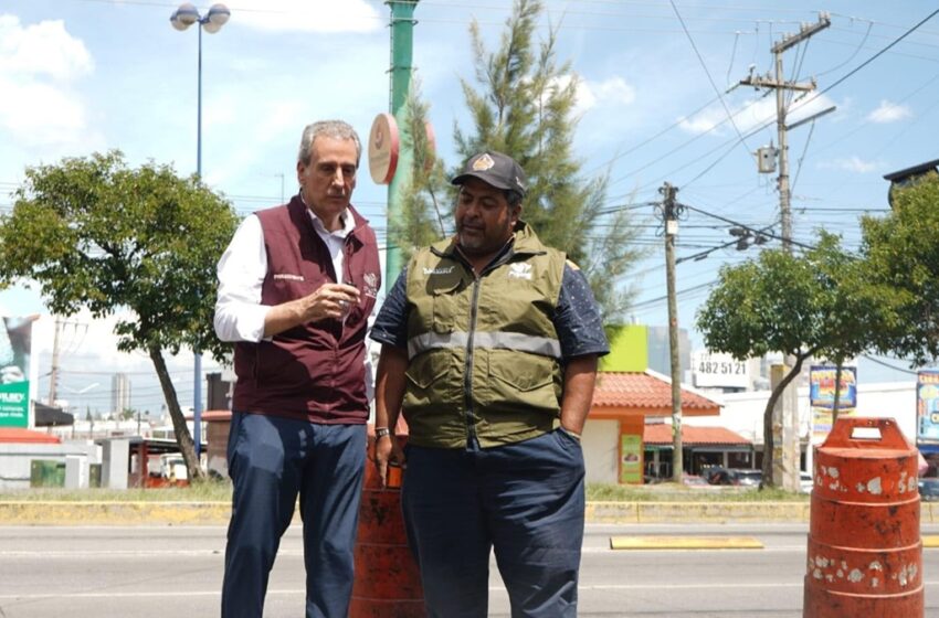  Avanza Pepe Chedraui con acciones de bacheo en calles de Los Pinos Mayorazgo