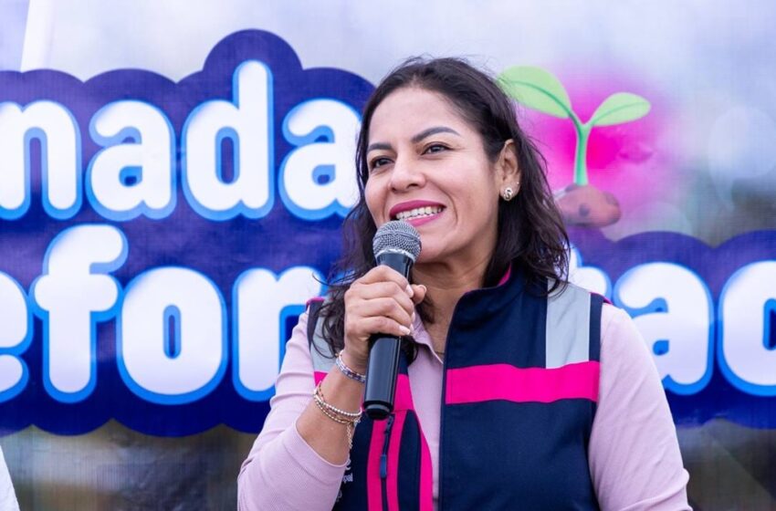  Con la reforestación sembramos un mejor futuro para San Andrés Cholula: Lupita Cuautle