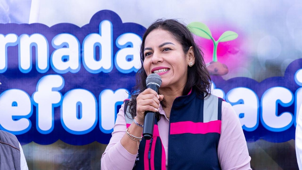 Con la reforestación sembramos un mejor futuro para San Andrés Cholula: Lupita Cuautle