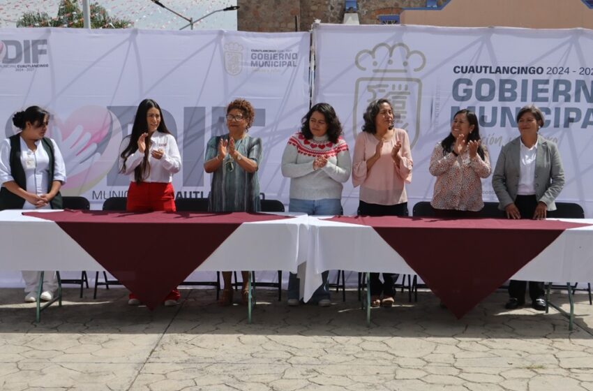  DIF Cuautlancingo acerca servicios de salud a familias de Chautenco