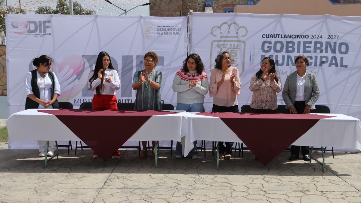 DIF Cuautlancingo acerca servicios de salud a familias de Chautenco