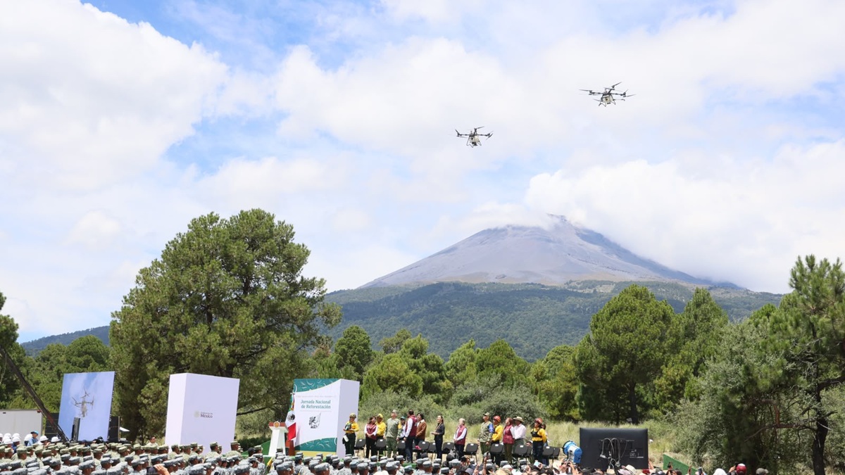 Desde Puebla, presidenta Sheinbaum firma decreto para reforestar a México y restaurar ecosistemas