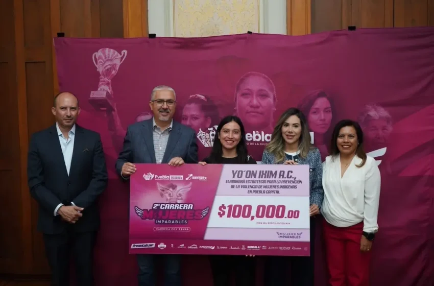  Carrera Mujeres Imparables reúne más de 476 mil pesos para apoyar a organizaciones civiles