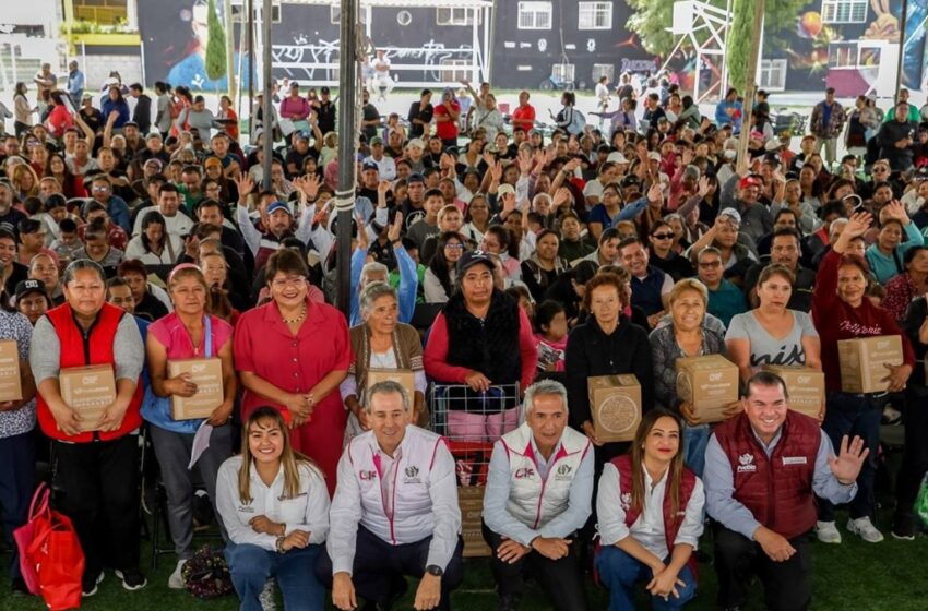  Entrega Pepe Chedraui más de 7 mil despensas en Romero Vargas