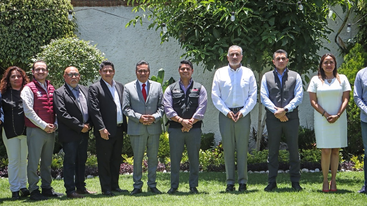 Fortalecen Cuautlancingo, Puebla, Coronango y San Pedro Cholula coordinación en materia de seguridad