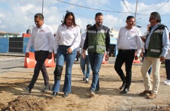 Impulsa Gobierno de Pepe Chedraui fortalecimiento de la infraestructura vial en la Junta Auxiliar Ignacio Romero Vargas
