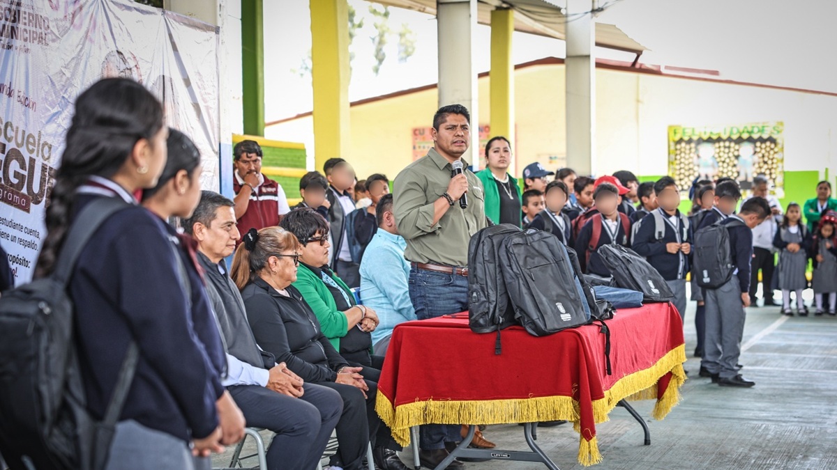 Inicia Omar Muñoz programa “Escuela Segura 2026”