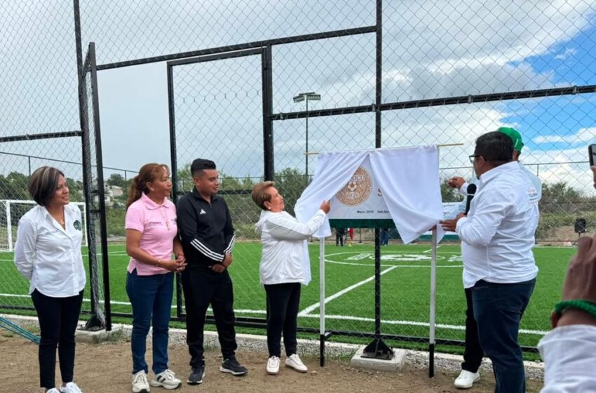  Participa diputada Modesta Delgado en acciones a favor del deporte y la educación