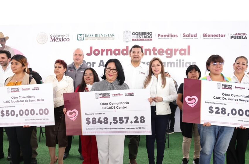  Por amor a las familias, gobierno estatal brinda atención en territorio con jornada integral