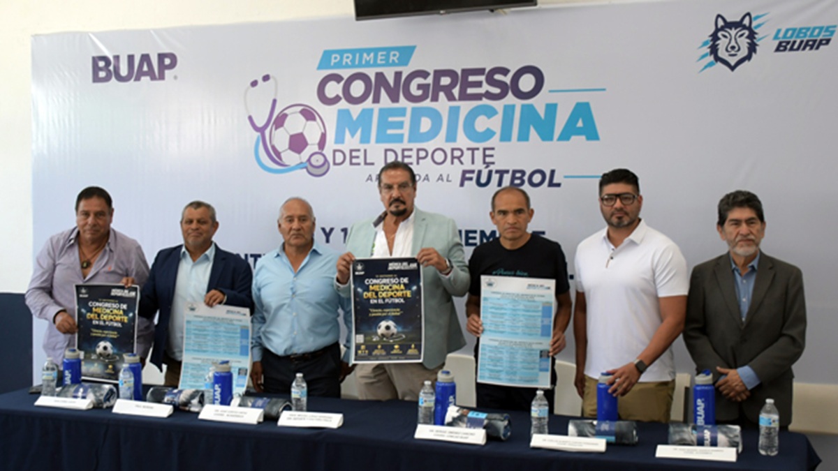 Presenta BUAP Primer Congreso Internacional de Medicina Deportiva Aplicada al Fútbol Actual