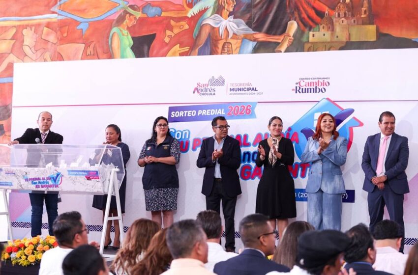  Reconoce Lupita Cuautle compromiso de contribuyentes con San Andrés Cholula