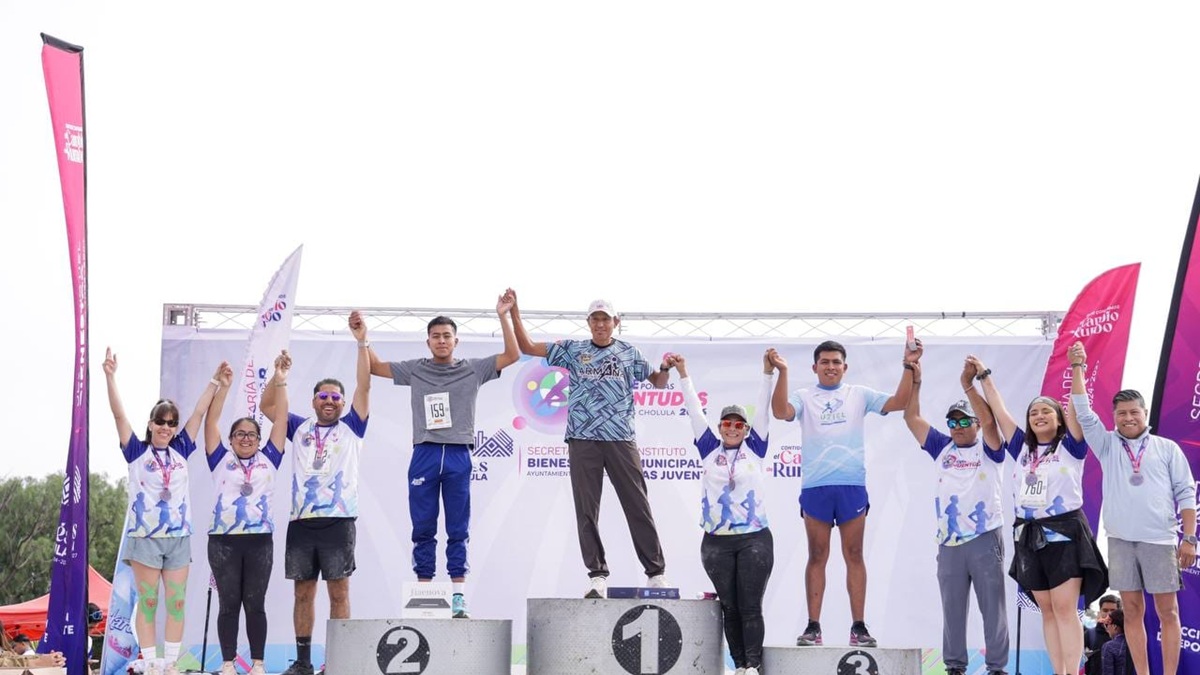 Reúne Ayuntamiento de San Andrés Cholula a más de 2 mil participantes en la carrera "Corre por las Juventudes"