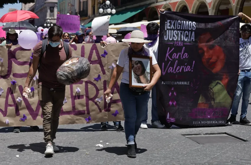 Revela fiscal de Puebla que Karla Valeria murió por asfixia; esposo es responsable