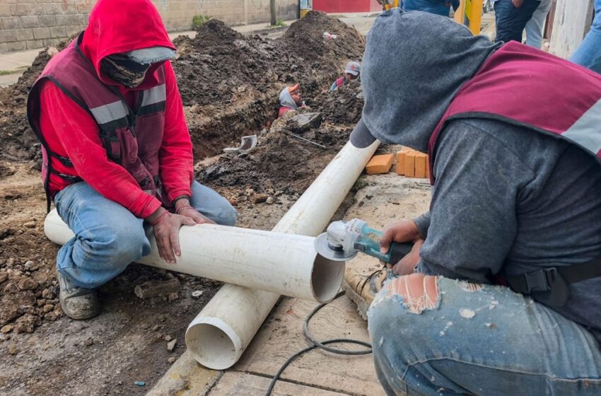  SOSAPACH concluye en menos de 24 horas la reparación de una fuga en la red de distribución de agua potable
