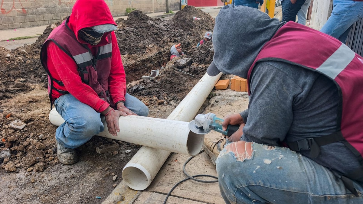 SOSAPACH concluye en menos de 24 horas la reparación de una fuga en la red de distribución de agua potable