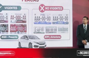 Estas placas ya no son vigentes en Puebla y tendrás que cambiarlas; gobierno anuncia descuentos