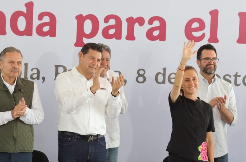  Claudia Sheinbaum cumple al mil por ciento con Puebla: Armenta Mier