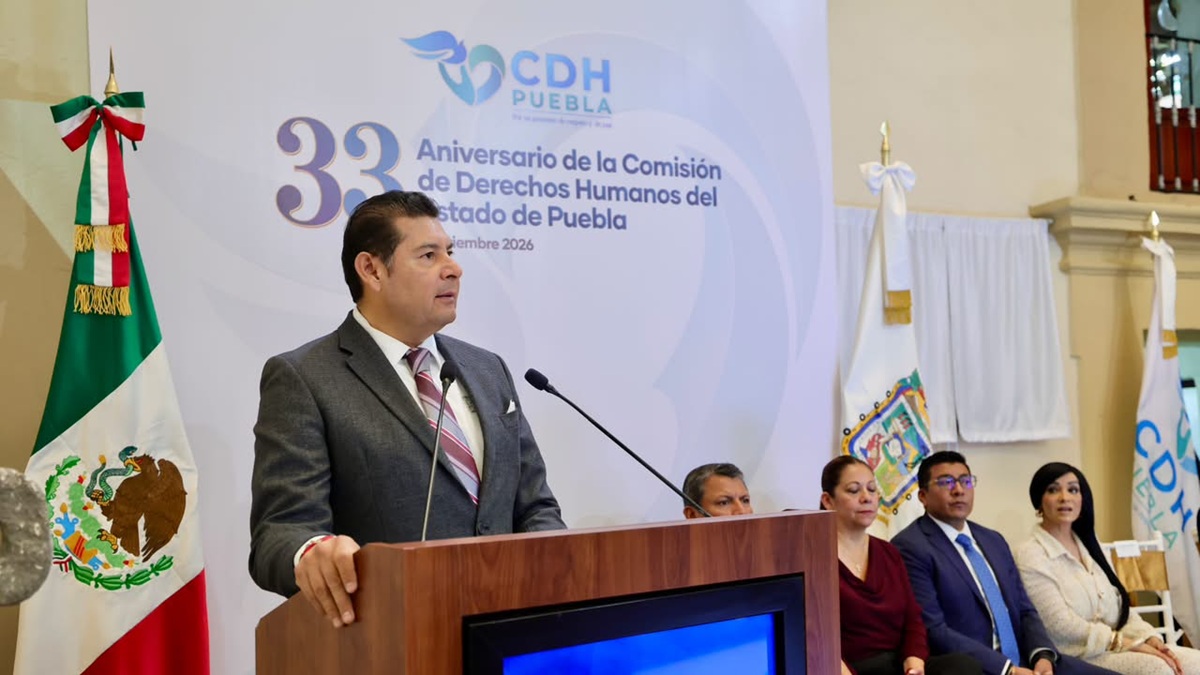 En el estado de Puebla se garantizan los derechos humanos para una vida democrática: Armenta Mier