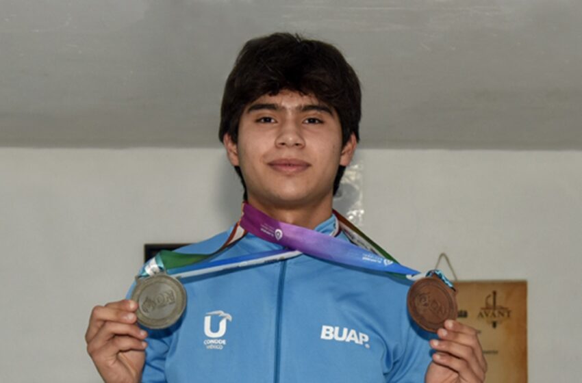 Esgrimista BUAP obtiene dos medallas en Olimpiada Nacional