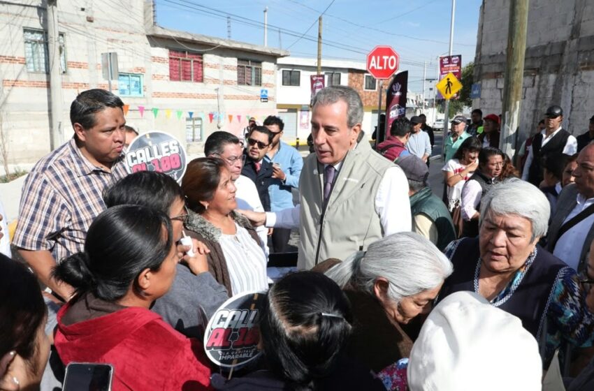  Fortalece Pepe Chedraui vialidades en la colonia El Salvador