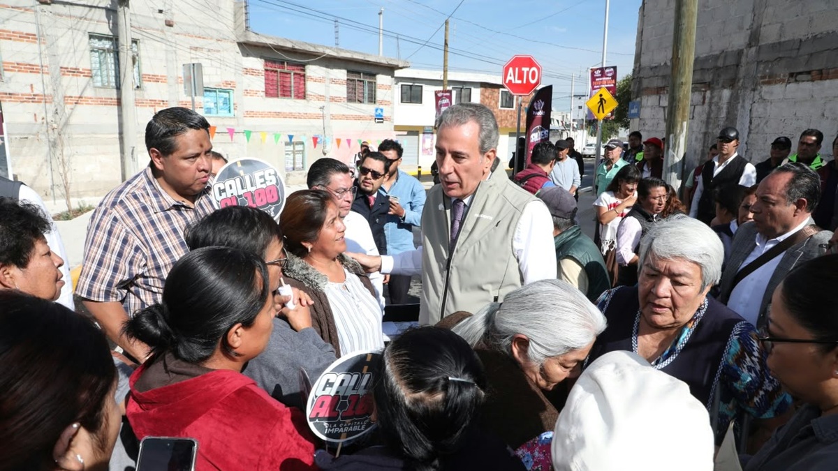 Fortalece Pepe Chedraui vialidades en la colonia El Salvador