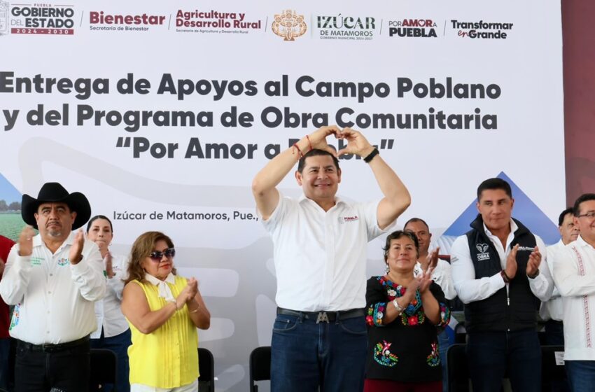  Gobierno estatal transforma municipios de la mixteca poblana con obra comunitaria