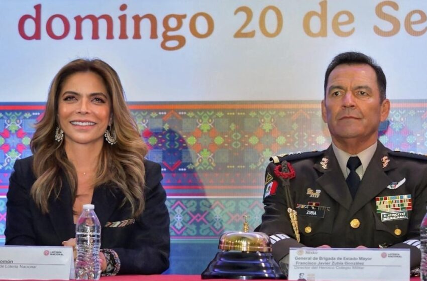  Honor y tradición resaltan el sorteo en territorio de Lotería Nacional que celebra el 50 Aniversario del Heroico Colegio Militar de Tlalpan