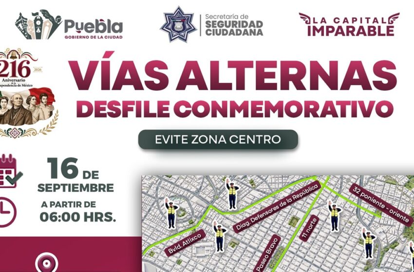  Informa Gobierno de Pepe Chedraui cierres viales ante las Fiestas Patrias 2026
