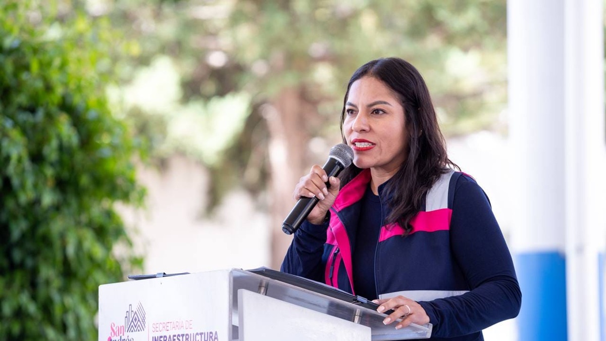 Invierte Lupita Cuautle en mejores espacios educativos para las y los estudiantes de San Andrés Cholula