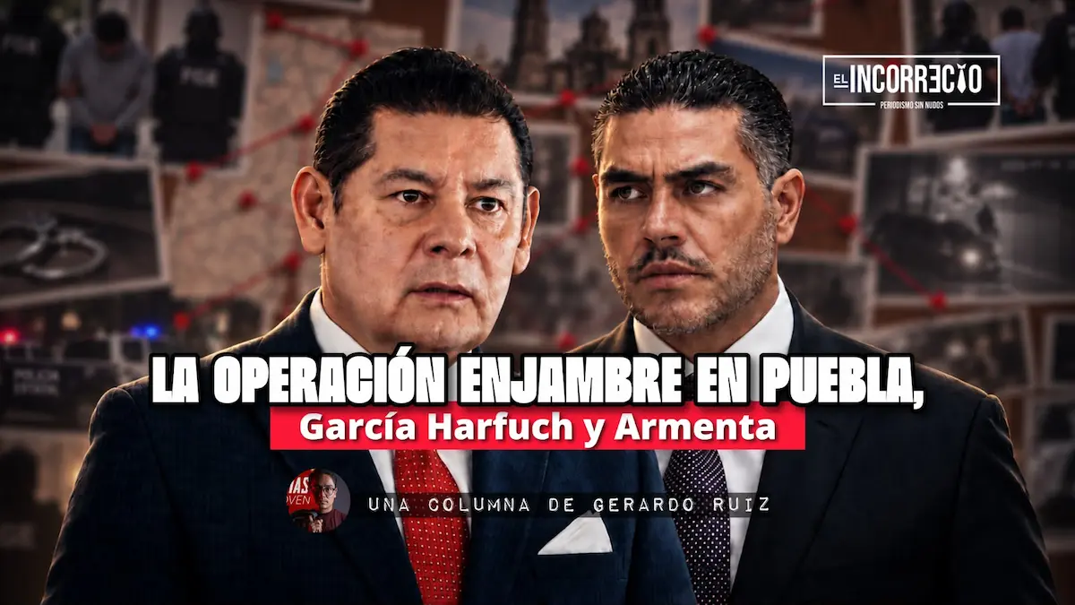 La Operación Enjambre en Puebla, García Harfuch y Armenta