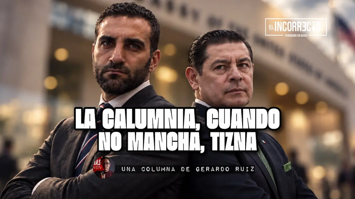La calumnia, cuando no mancha, tizna