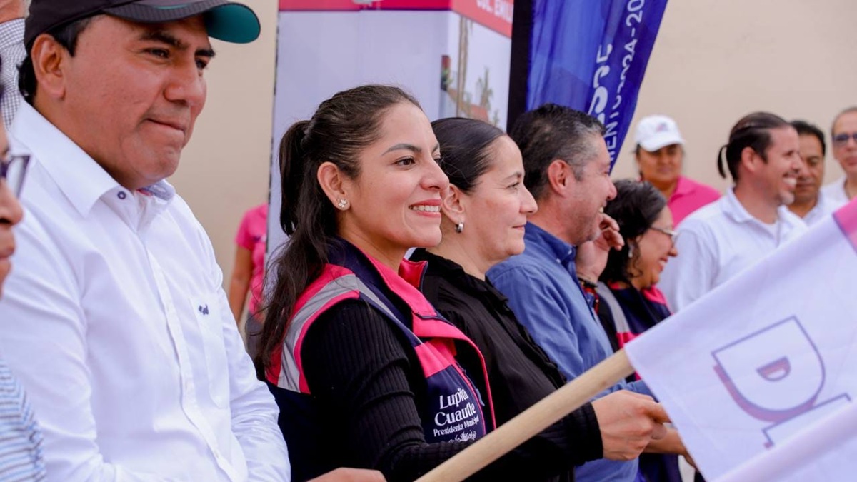 Lupita Cuautle pone en marcha la rehabilitación de la calle 40 Norte en Emiliano Zapata