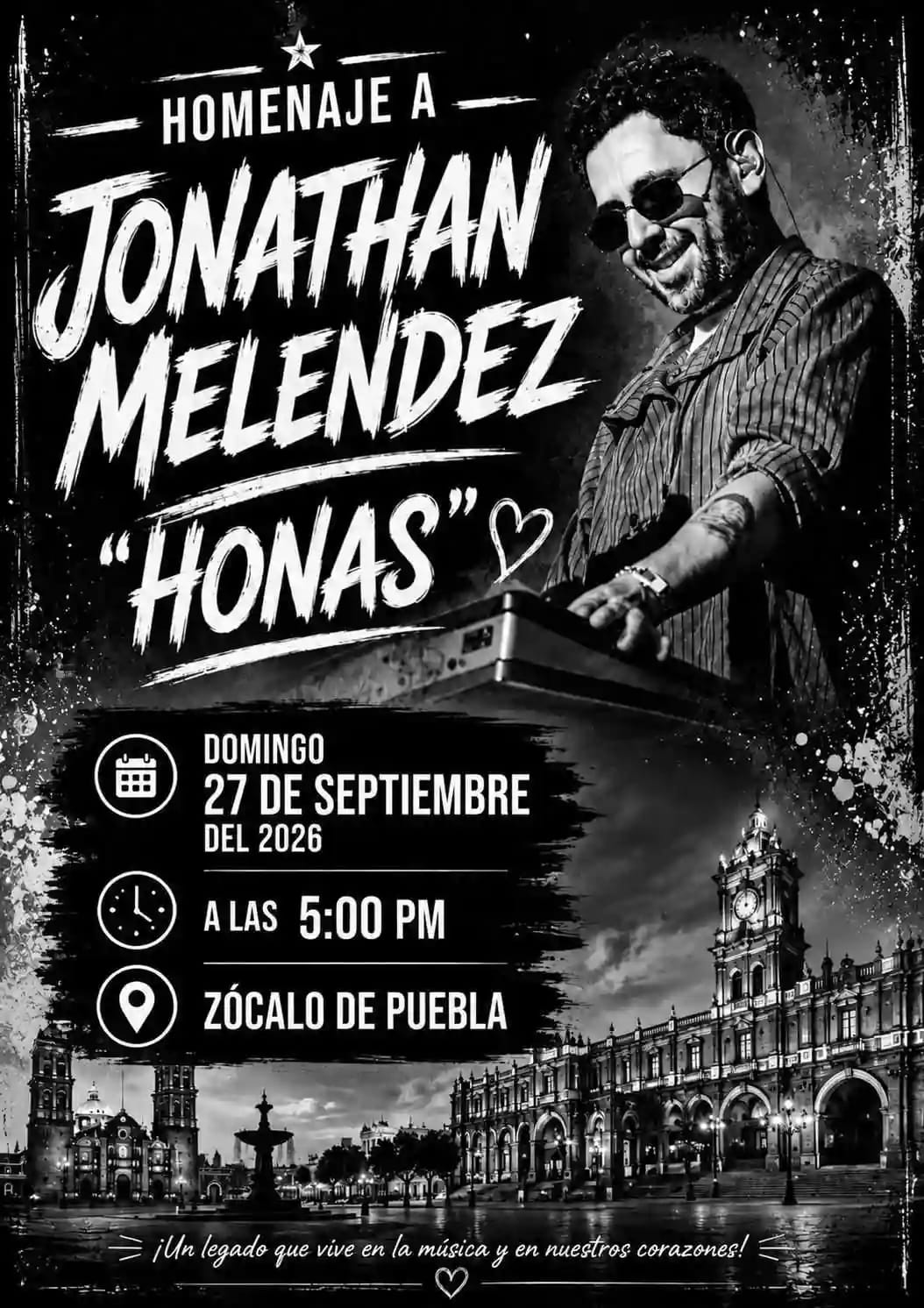 Poblanos preparan homenaje para Honas en el Zócalo de la ciudad