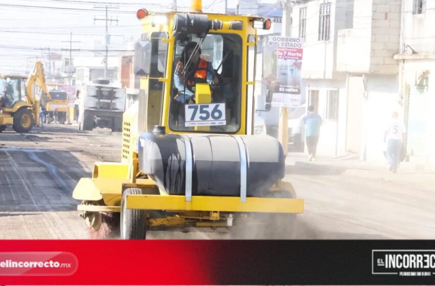  Puebla comprará segundo tren de pavimentación para reforzar reparación de calles