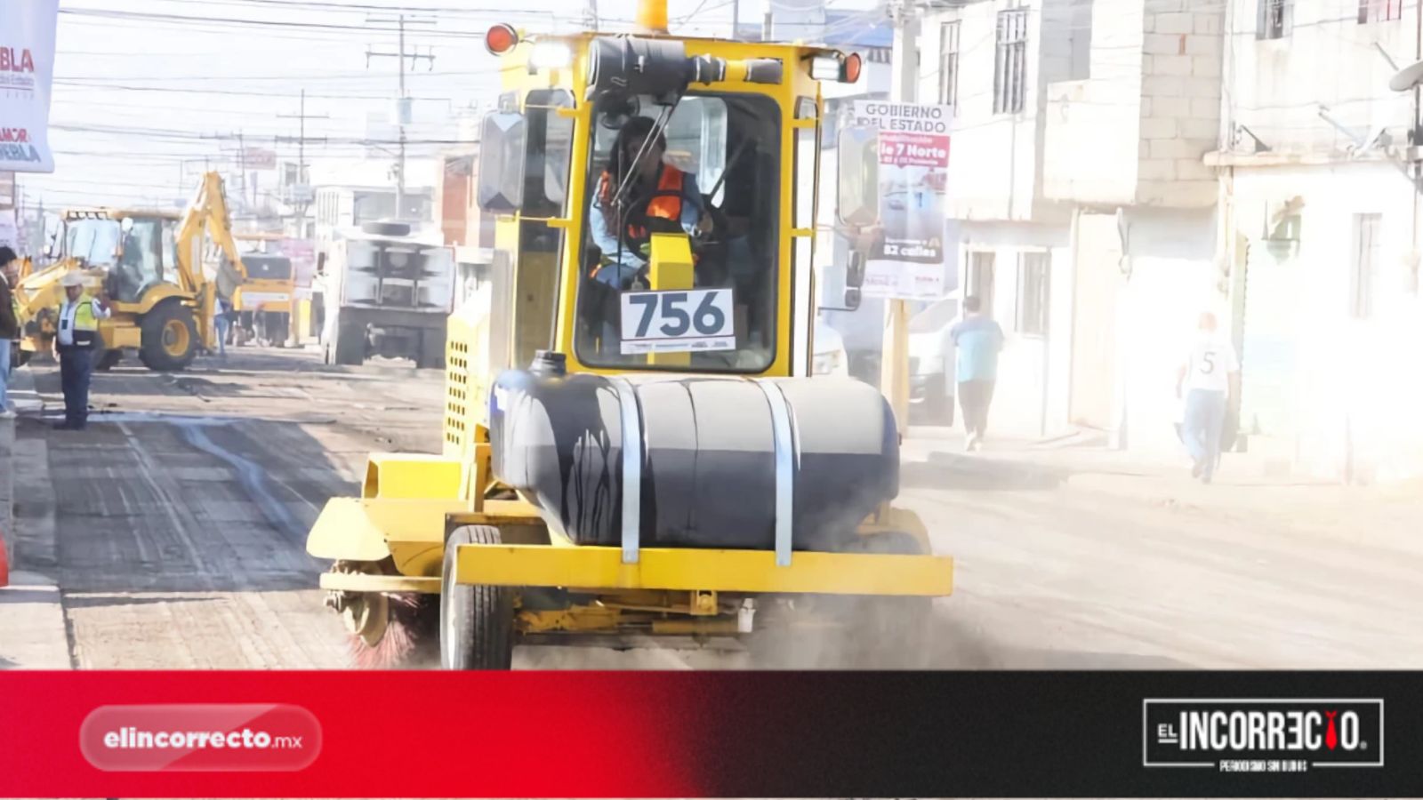 Puebla comprará segundo tren de pavimentación para reforzar reparación de calles