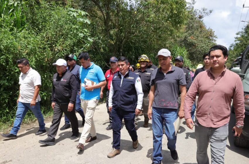  Refuerza gobierno estatal prevención por inundaciones; intervendrá arroyo de San Agustín Atlihuácan