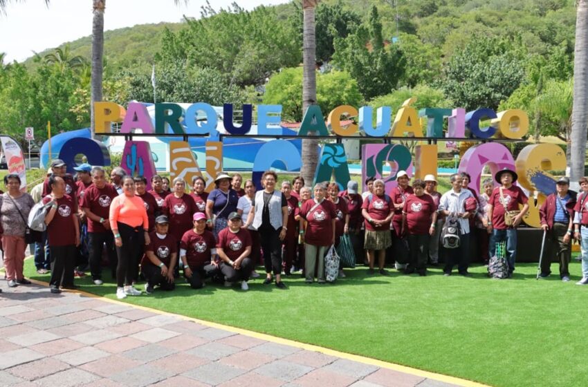  Tere Alfaro acompaña a más de 600 adultos mayores al parque acuático