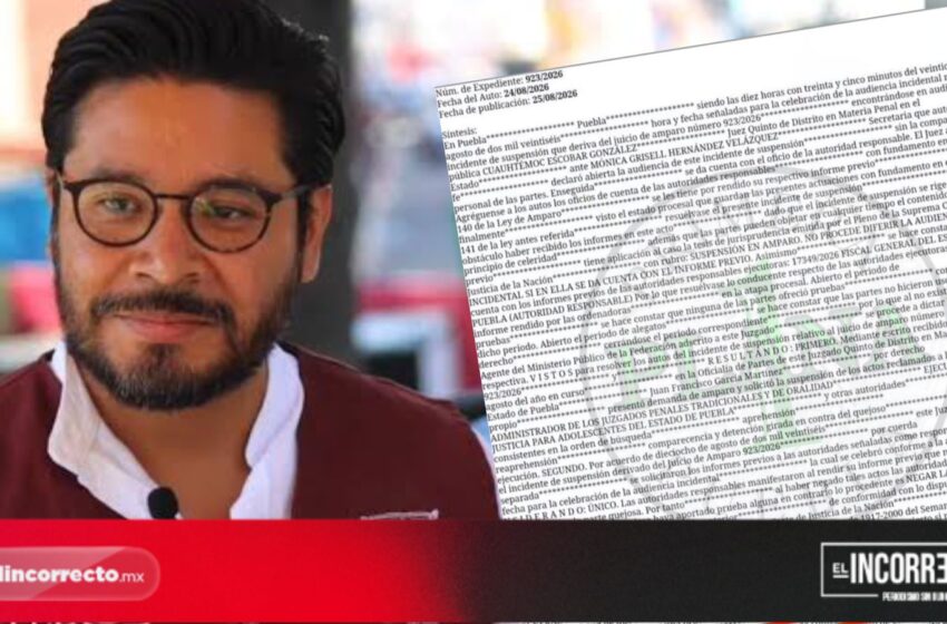  Juez niega suspensión definitiva a tesorero de Atlixco; queda sin protección contra posible detención